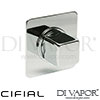 Cifial 32217CU.L 32217CU.R Cudo 3 4 Inch Wall Stop Valve Spare Parts
